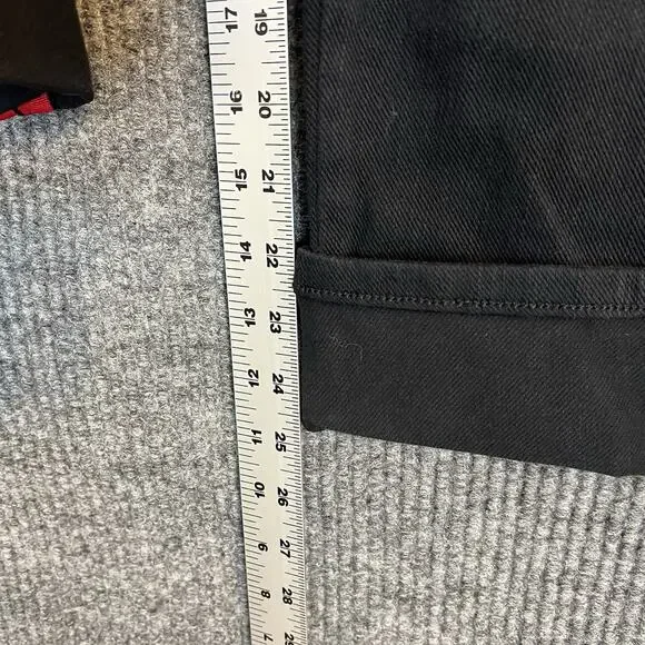 Belle by Kim Gravel Flexibelle Game Day Cuffed Jeans Black Womens Size 16P - Picture 9 of 12